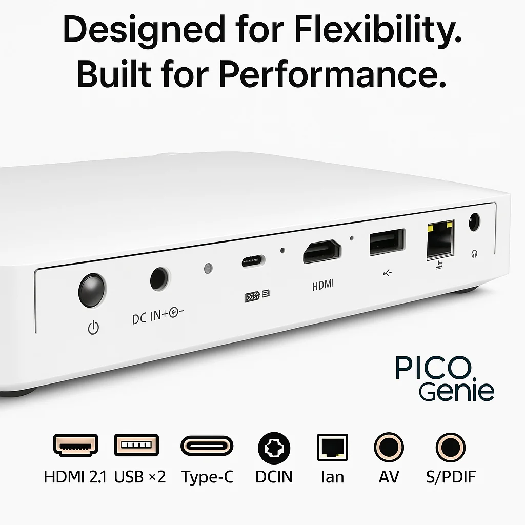 Pico Genie M550 Plus 4.0 Smart Projector (650 lms Full HD Ultra Portable) - Image 3